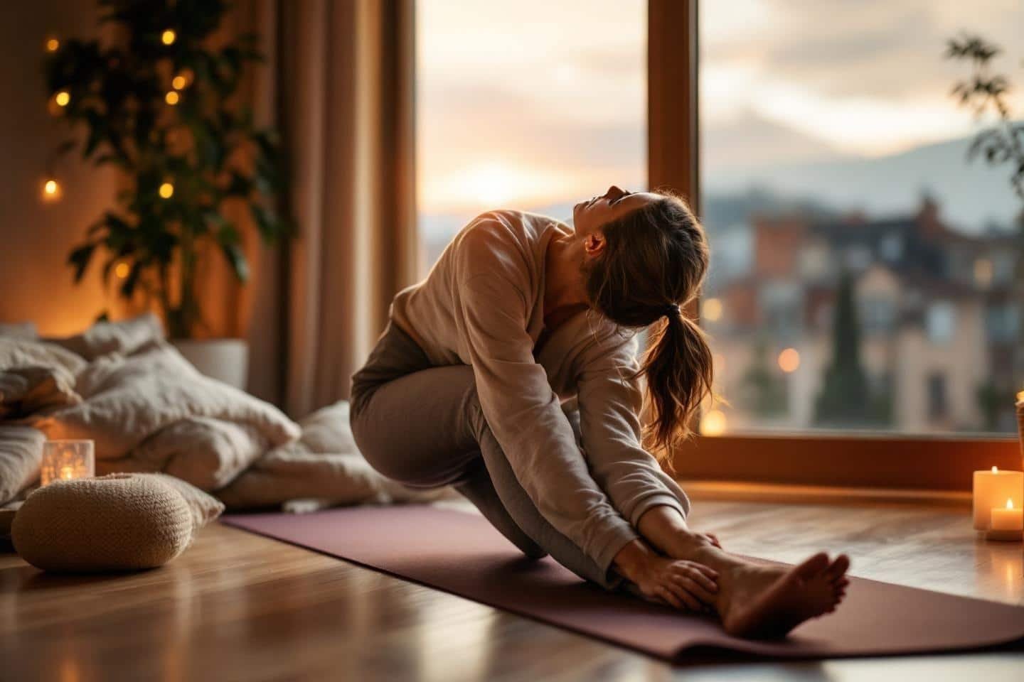 Yoga soir insomnie routine : guide pour mieux dormir